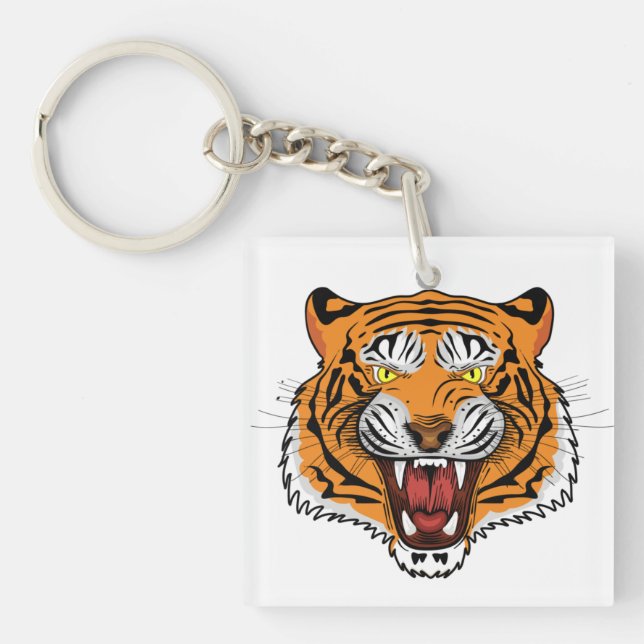Vild Tigerhuvud Illustration-24327 (Framsidan)