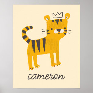 Vild Tigerkatt Poster
