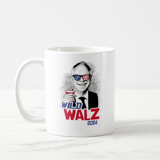 Vild Tim Walz Kaffemugg (Vänster)