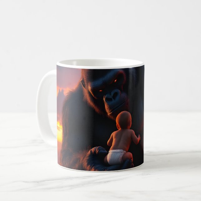 Vild-tjänstekaffe Kaffemugg (Framsida vänster)