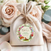 Vild trädgårdsskogs födelsedagsfirande