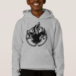 Vild trehövdad hund t shirt