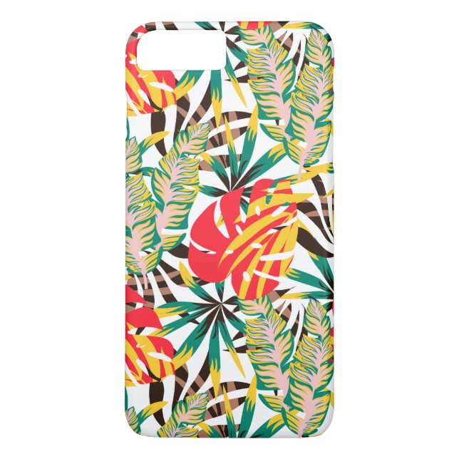 Vild Tropical Handflatan Löv Case-Mate iPhone Skal (Baksida)