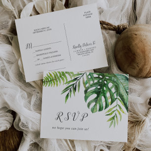 Vild Tropical Handflatan Sång Request OSA Postcard Inbjudan Vykort