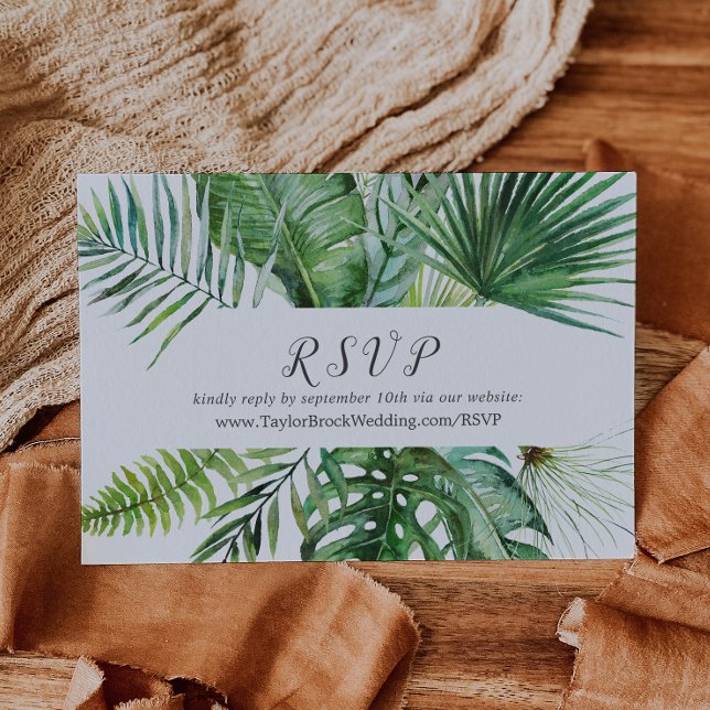 Vild Tropical Printable eller Printing Online OSA Inbjudningar (Skapare uppladdad)