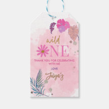 Vild, tropisk, löv flicka 1:a födelsedag