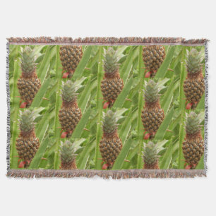 Vild Tropiska frukter av ananas Filt