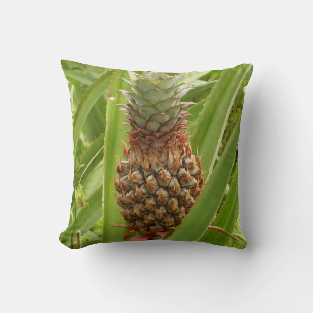 Vild Tropiska frukter av ananas Kudde (Framsida)