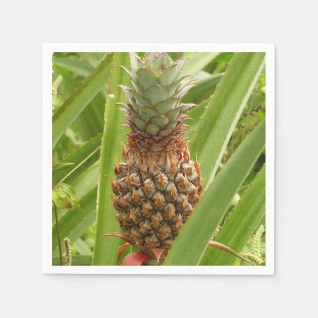 Vild Tropiska frukter av ananas Pappersservett (Framsidan)