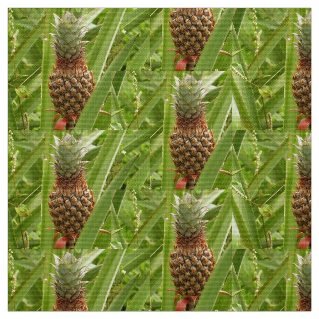 Vild Tropiska frukter av ananas Tyg (Provkarta)