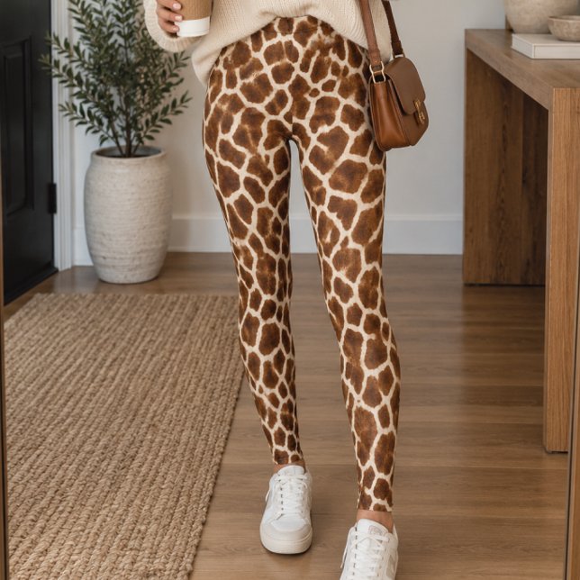 Vild tryck av giraff leggings (Skapare uppladdad)