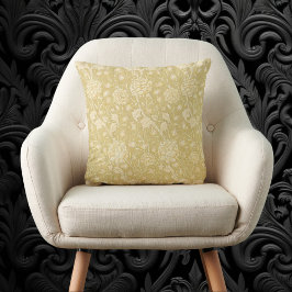 Vild Tulips av William Morris, Vintage Flowers Art Kudde