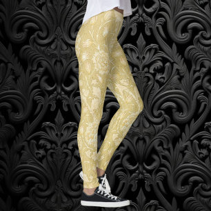 Vild Tulips av William Morris, Vintage Flowers Art Leggings