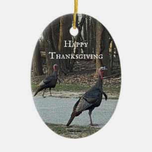 Vild Turkey Ornament