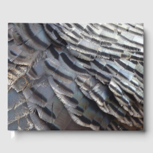 Vild Turkiet Feathers II Abstrakt Natur Design Gästböcker