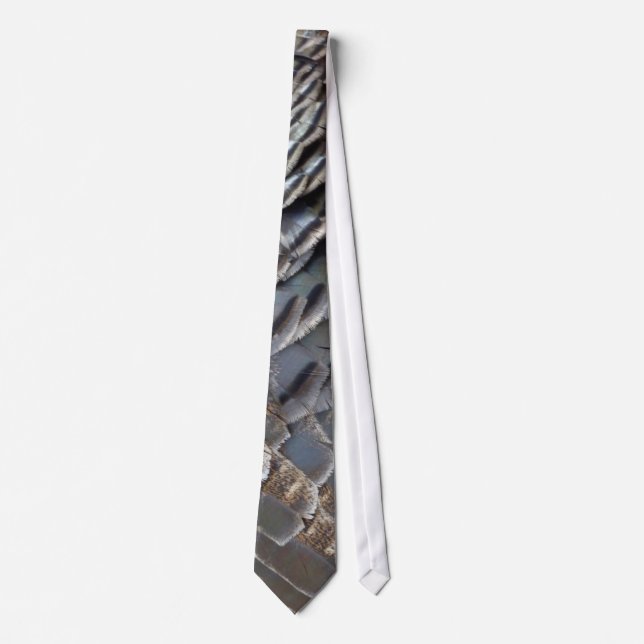 Vild Turkiet Feathers II Abstrakt Natur Design Slips (Framsida)
