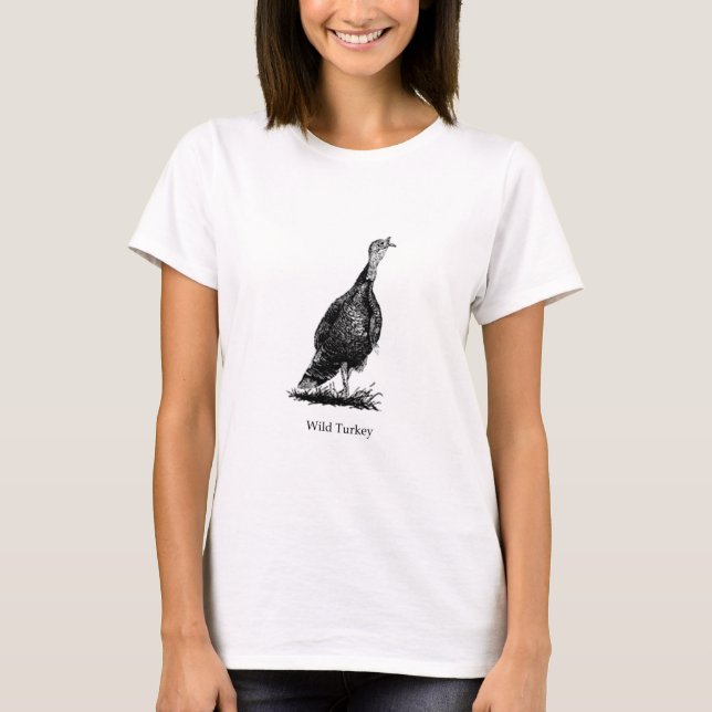 Vild Turkiet (fodra konst), T Shirt (Framsida)
