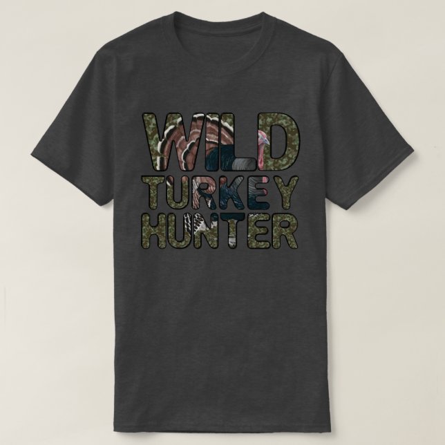Vild Turkiet Hunter T Shirt (Design framsida)