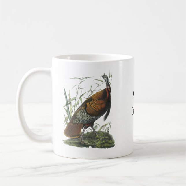 Vild Turkiet, John Audubon Kaffemugg (Vänster)