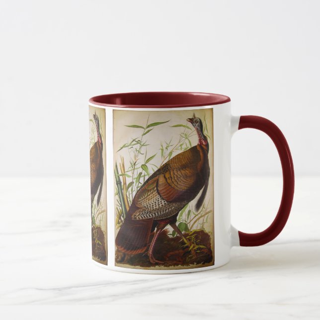 Vild Turkiet, John James Audubon Mugg (Höger)