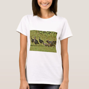 Vild Turkiet, Kamouflage färg T Shirt