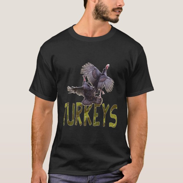 Vild Turkiet - kamp T Shirt (Framsida)