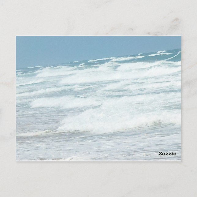 VILD VÅGAR AV DELRAY BEACH VYKORT (Baksida)