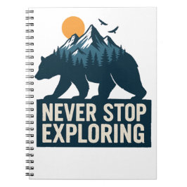 Vild vågrätt anteckningsbok