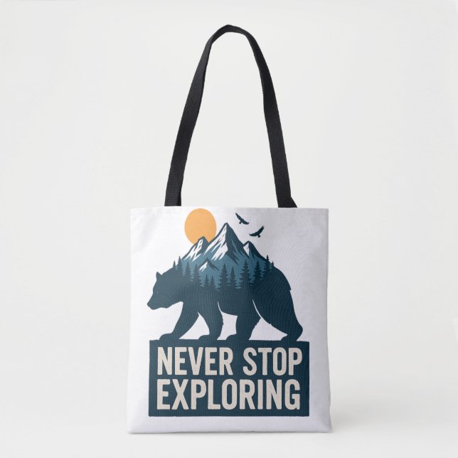 Vild vågrätt tygkasse (Framsida)