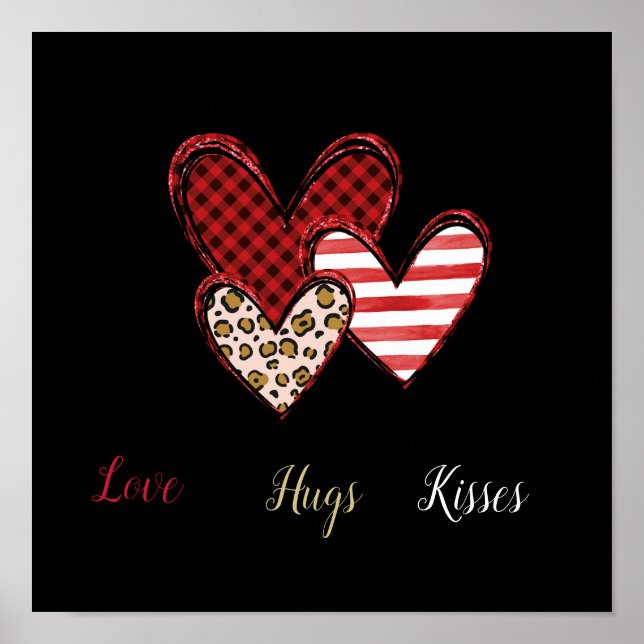 Vild valentin-kort affisch (Framsidan)