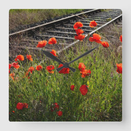 Vild vallmo  fyrkantig klocka