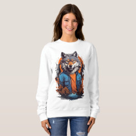 Vild Varg Djur T Shirt