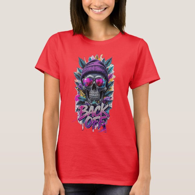 Vild Varg-grafik – Snygg Tryckt T-Shirt (Framsida)