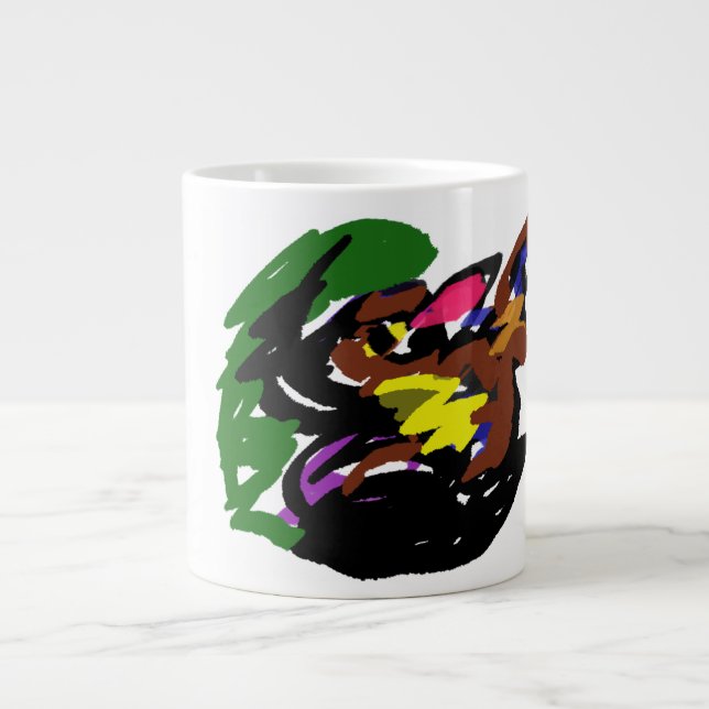 Vild Varg höst  Jumbo Mugg (Framsidan)