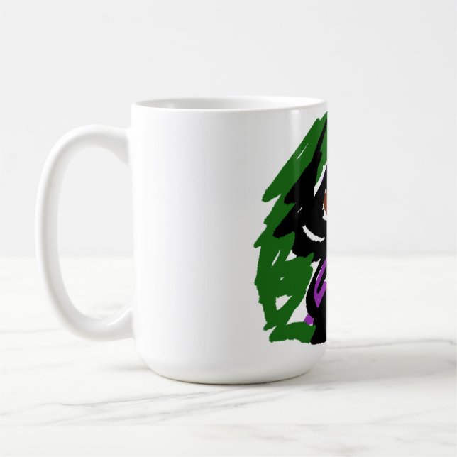 Vild Varg höst  Kaffemugg (Vänster)