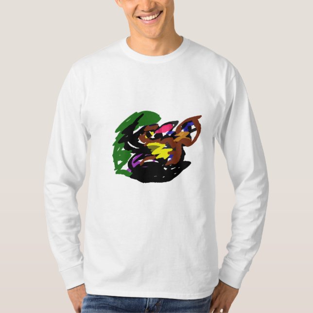 Vild Varg höst  T Shirt (Framsida)