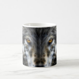 Vild Varg, inspiration Porträtt Kaffemugg