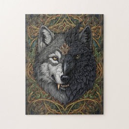 Vild Varg Kråka - Raven Pussel