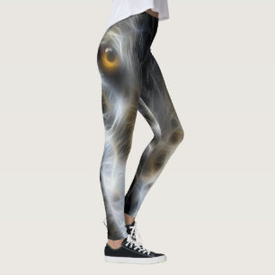 Vild Varg Ögon Decor on Leggings