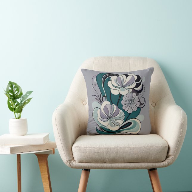 Vild västern kudde (West of Wild Throw Pillow
)