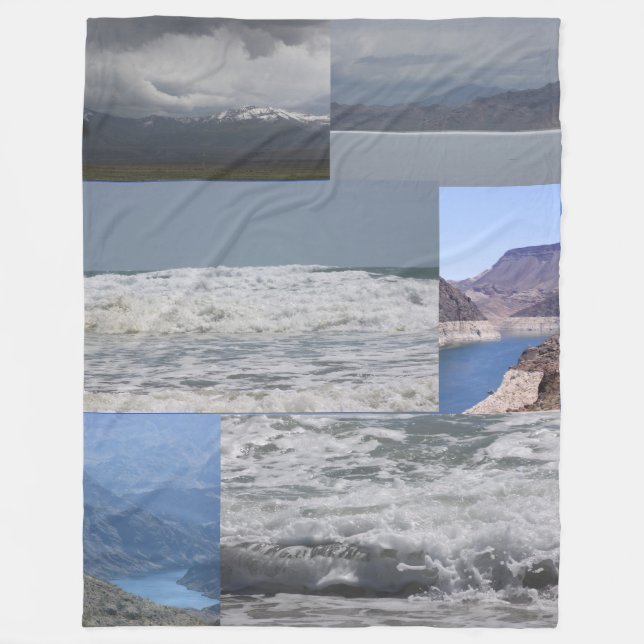 Vild Vatten Blanket Fleecefilt (Framsidan)