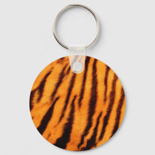 Vild & Vibrant Orange Tiger Rand Nyckelring