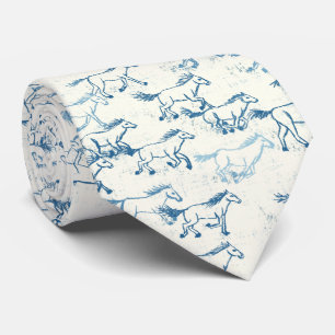 Vild Vild Horses Indigo Tie Slips