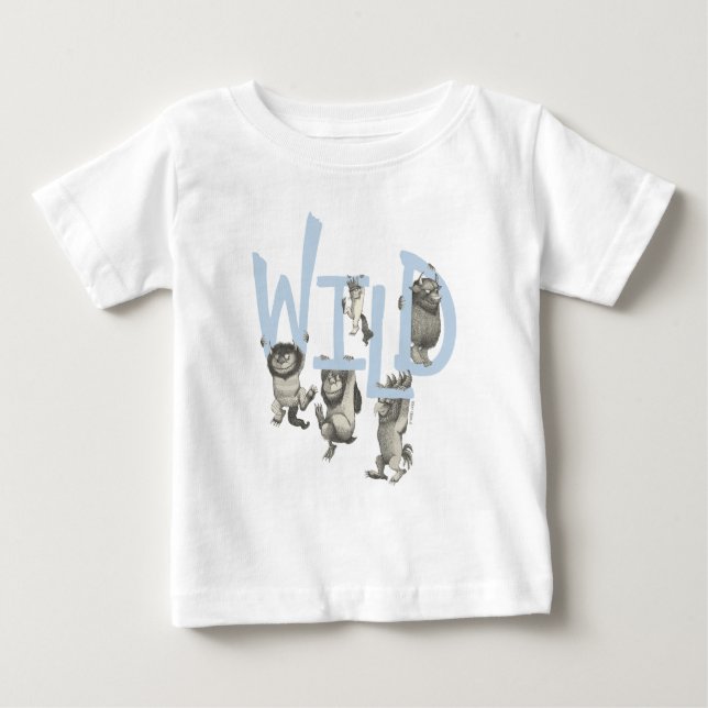 VILD | Vilda saker och Max - Blå T Shirt (Framsida)