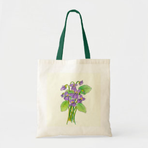 Vild Violet Tote Bag Tygkasse