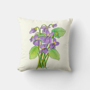 Vild Violets Pillow Kudde