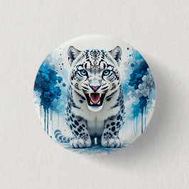 Vild vit leopard knapp