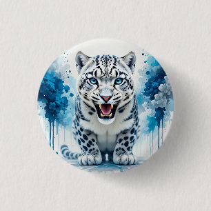 Vild vit leopard knapp