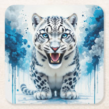 Vild vit leopard
