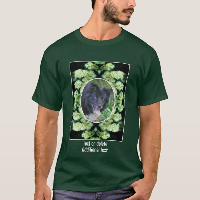 Vild Vit ros Skapar ditt eget sällskapsfoto T Shirt (Framsida)